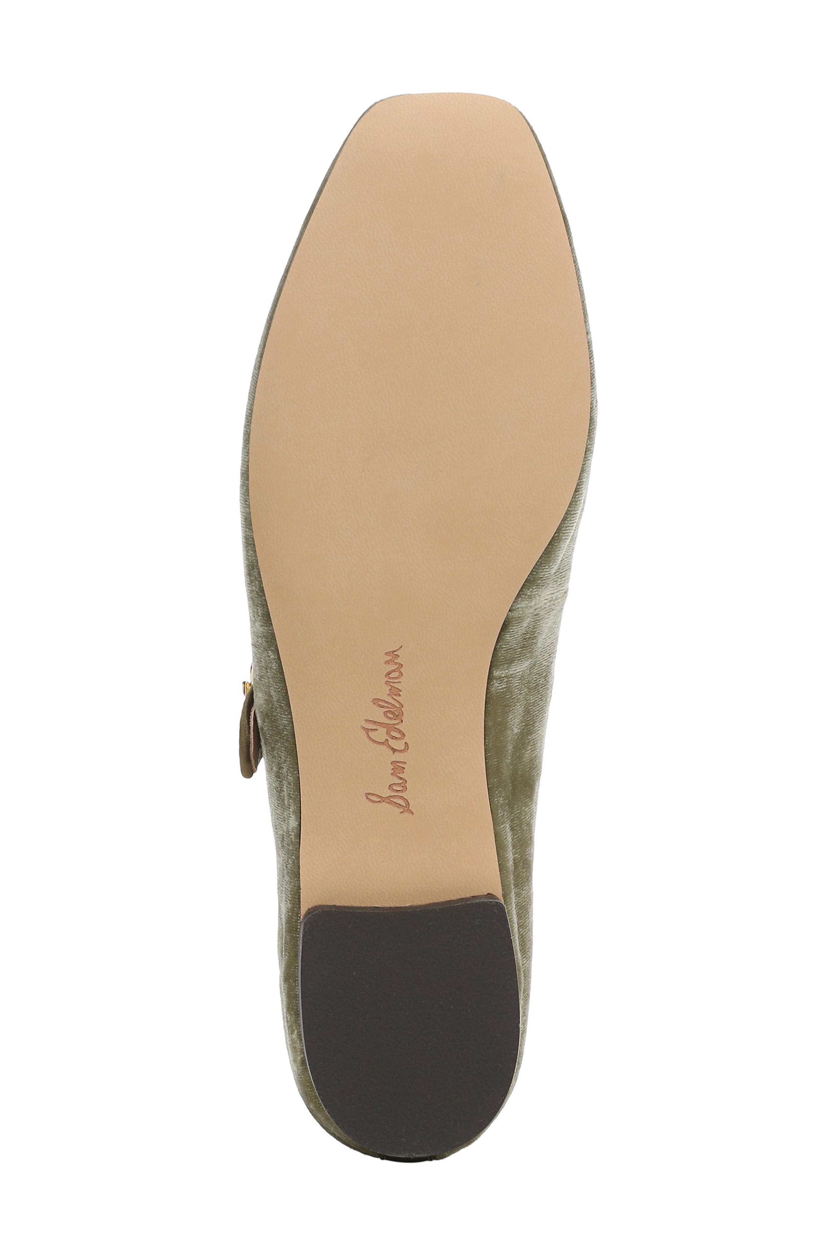 Michaela Mary Jane Flat, Alternate, color, AVOCADO