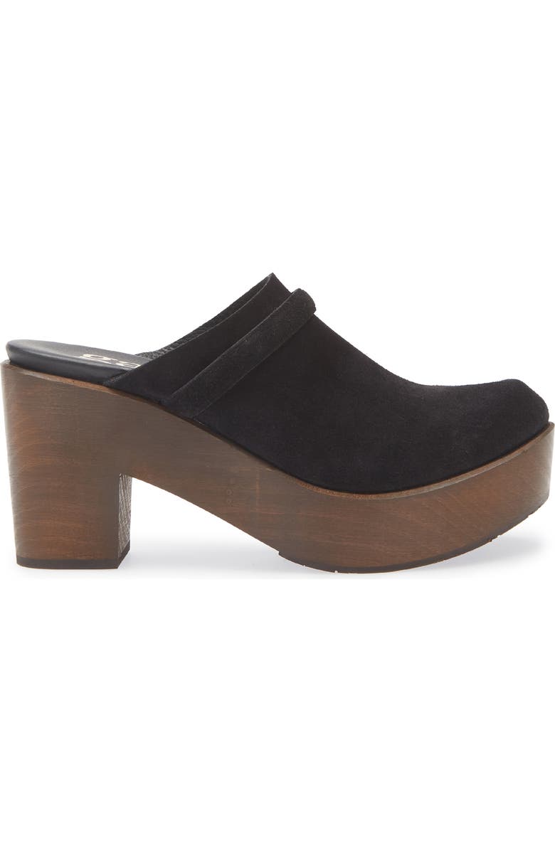 Pedro Garcia Della Platform Clog, Alternate, color, Black