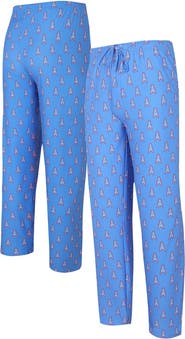 CONCEPTS SPORT Men's Concepts Sport  Light Blue Houston Oilers Gauge Throwback Allover Print Knit Pants