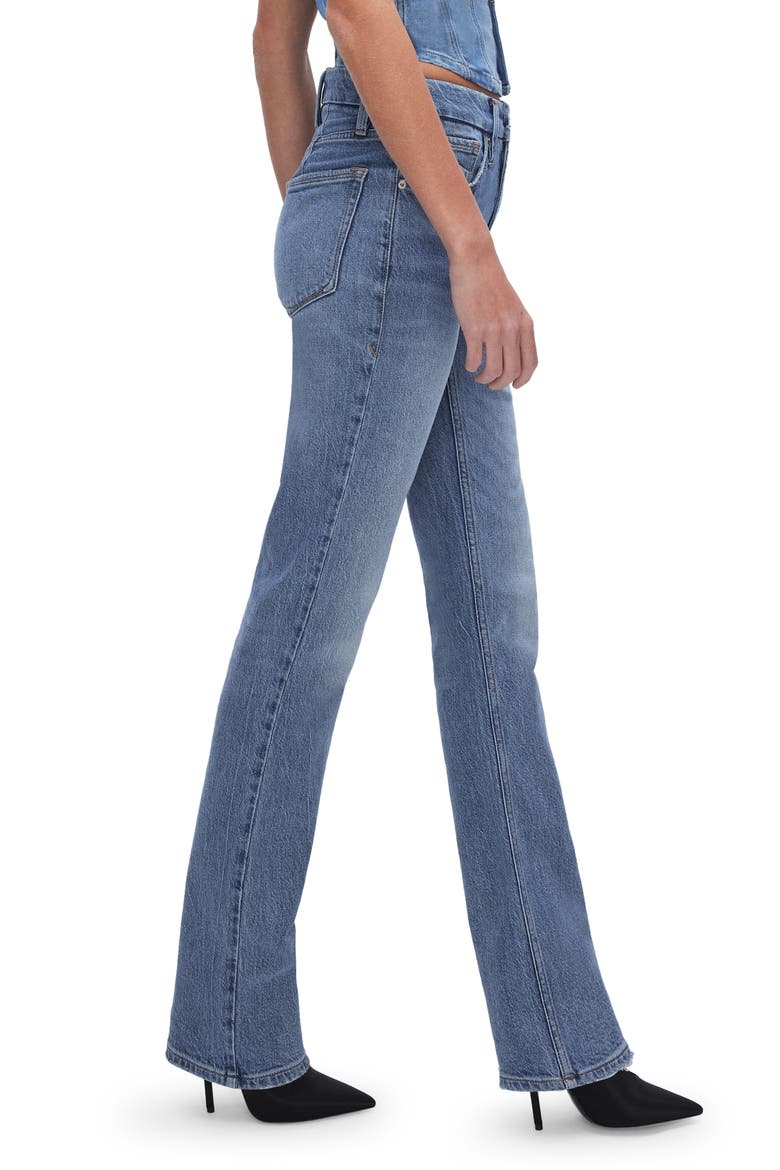 Good Icon High Waist Straight Leg Jeans, Alternate, color, INDIGO575