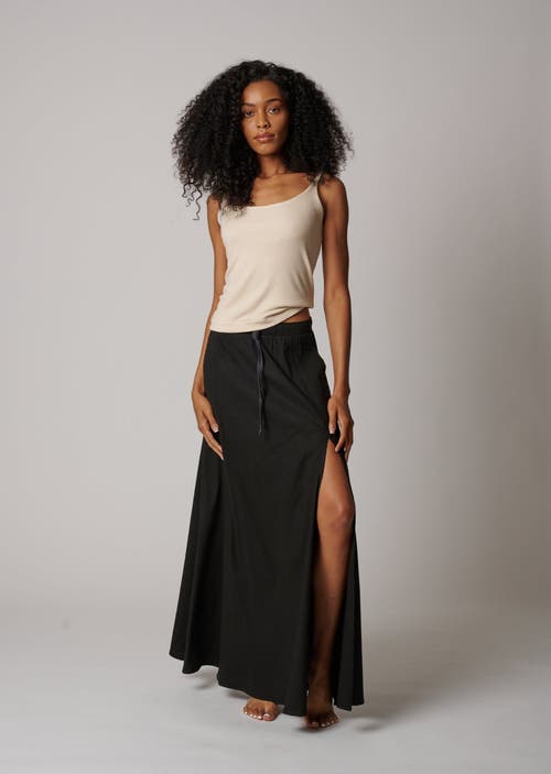 Leisure Lab Sunset Flow Skirt In Black