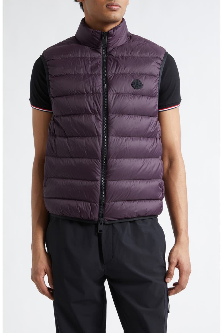 Deneb Zip Down Puffer Vest, Main, color, DARK BURGUNDY