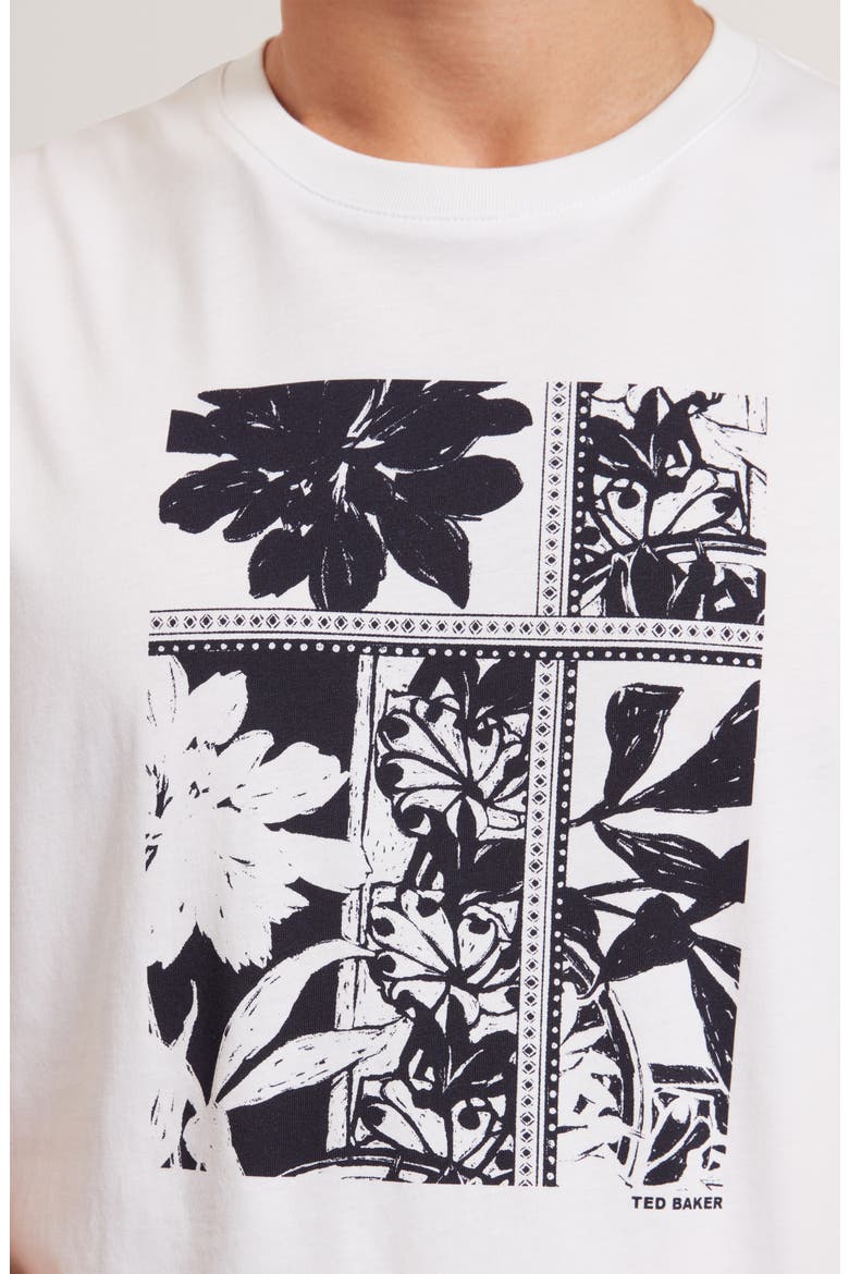 Koney Botanical Graphic T-Shirt, Alternate, color, WHITE
