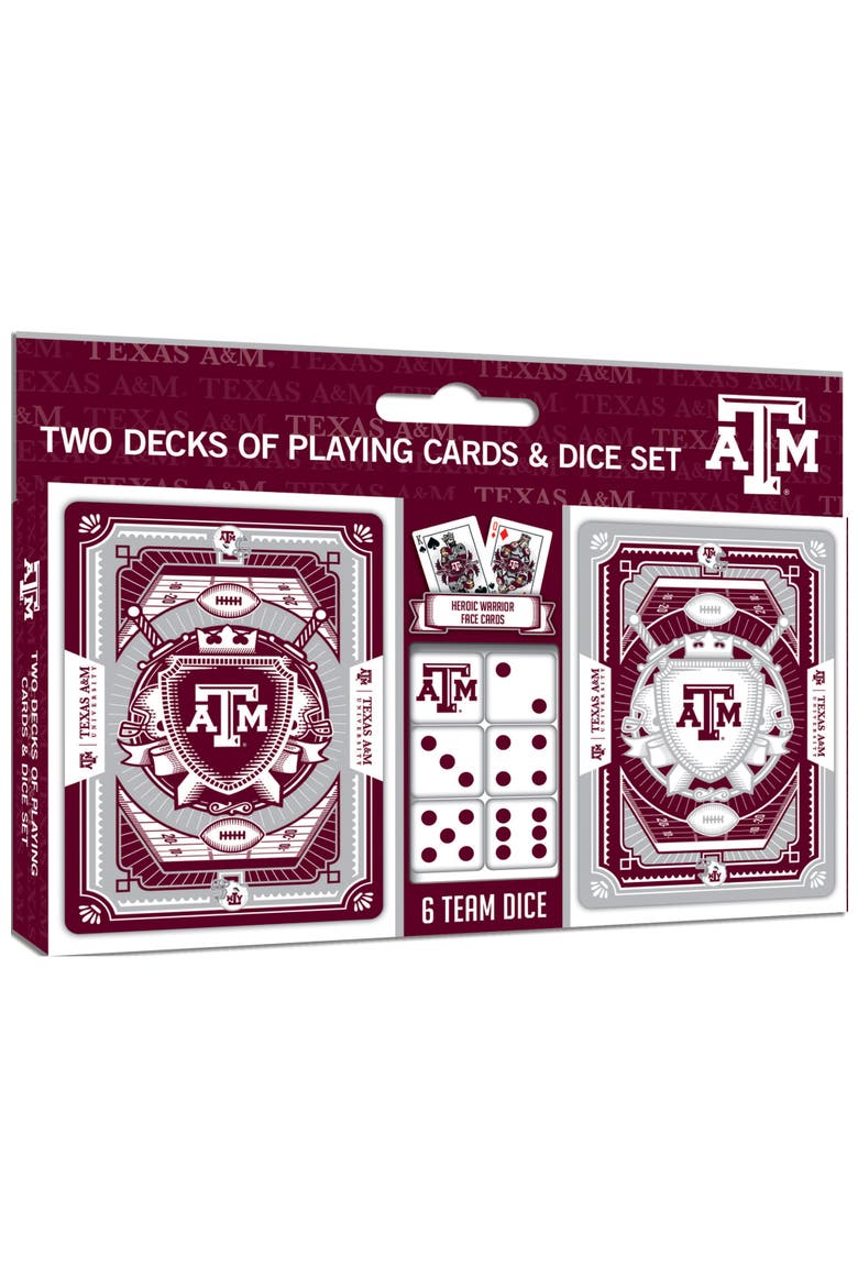 Texas A&M Aggies Playing Cards & Dice, Main, color, Multicolor
