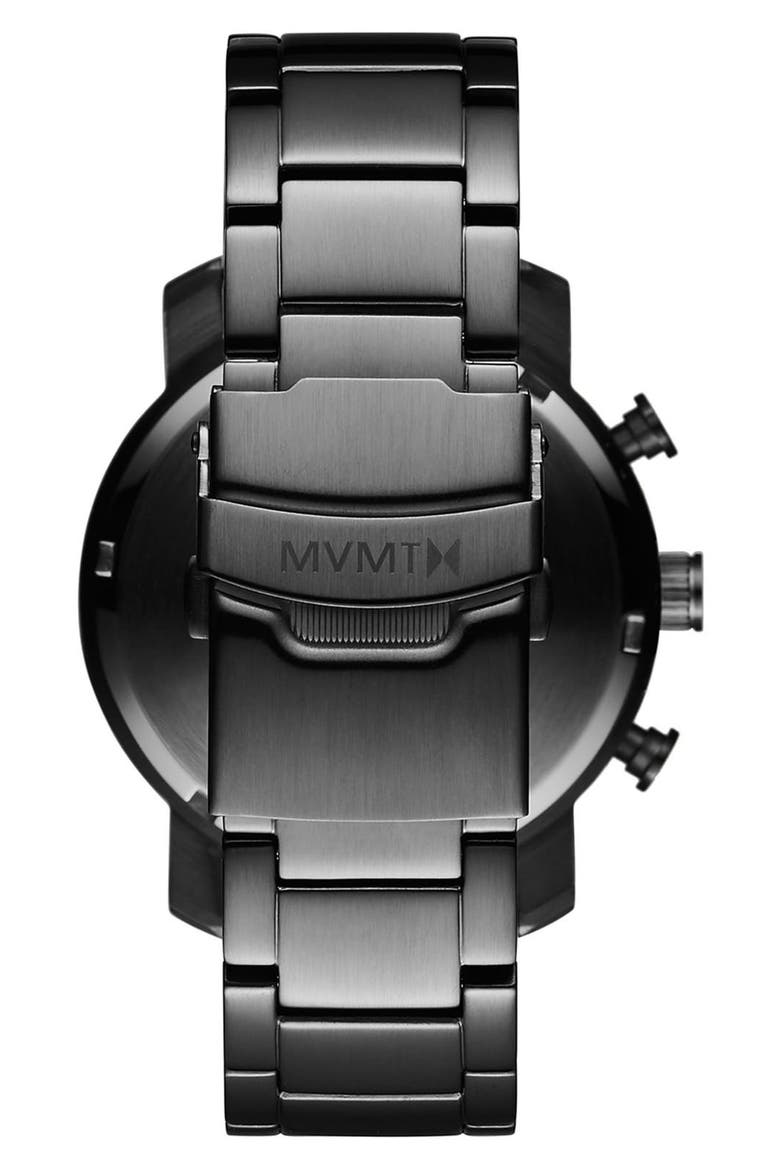 MVMT Chrono Chronograph Bracelet Watch, 40mm, Alternate, color, GRAY