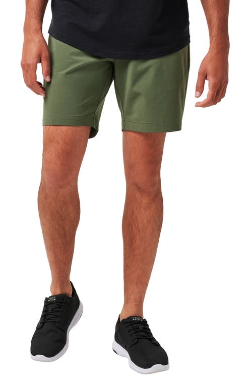 Travismathew Open To Close Tech Chino Shorts In Thyme