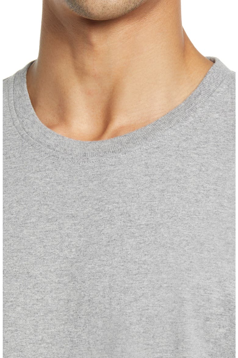 Logo Cotton T-Shirt, Alternate, color, GRIS