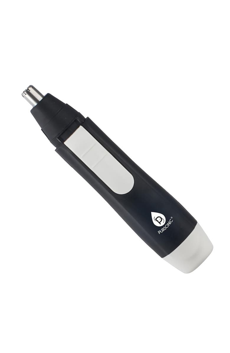 PURSONIC Nose and Ear Hair Trimmer, Main, color, Black