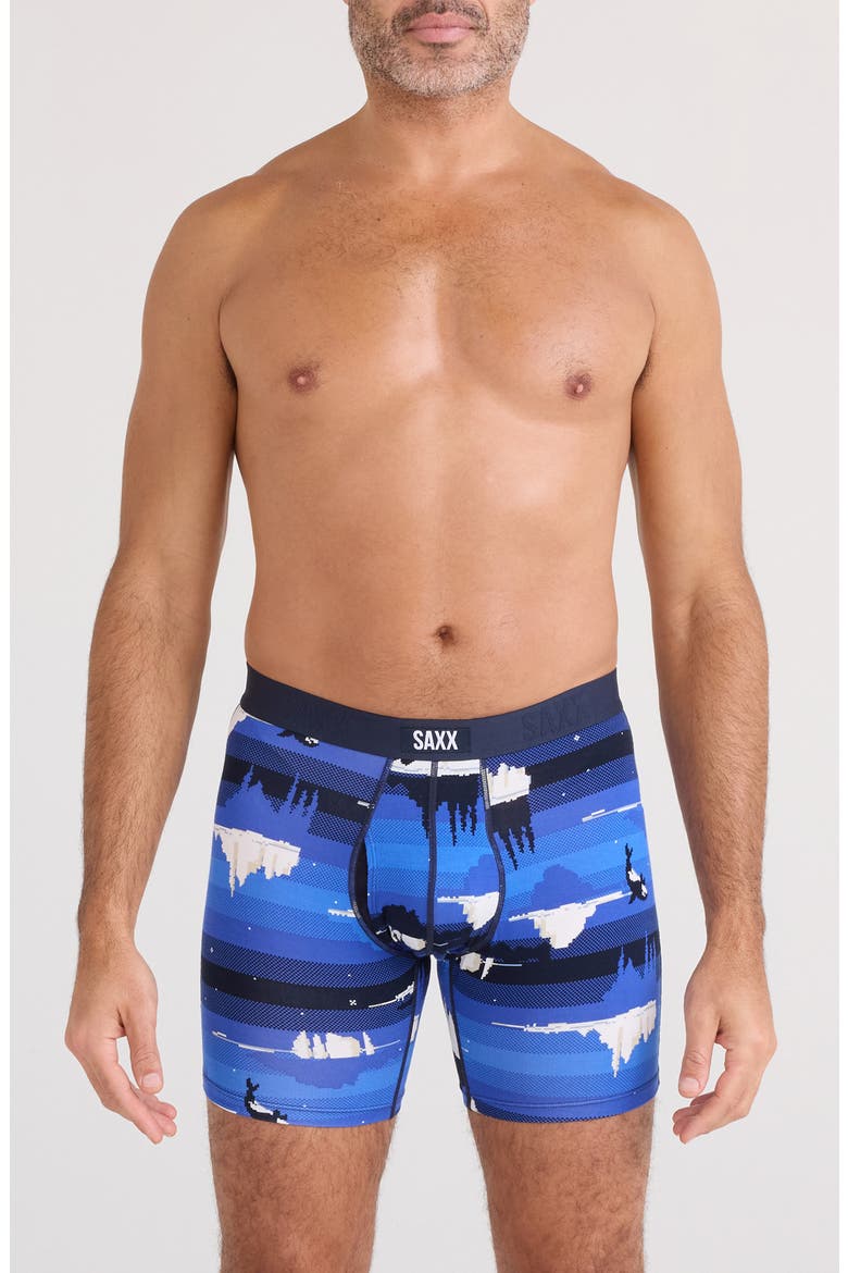 Vibe Xtra Soft Comfort Boxer Briefs, Main, color, ICEBERG STRIPE-BLUE