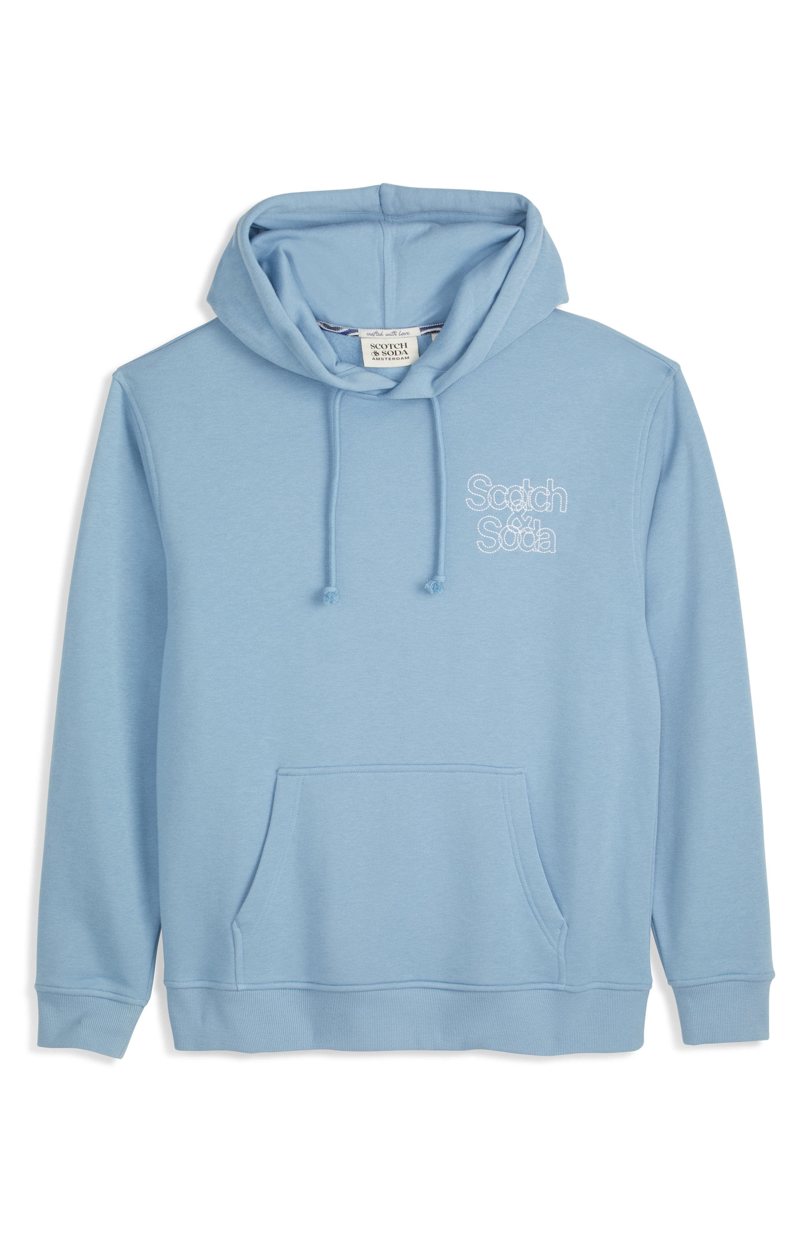 Scotch & Soda Relaxed Fit Fleece Graphic Hoodie