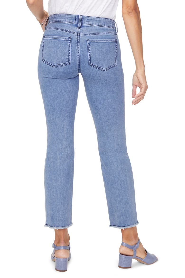 Marilyn Raw Hem Ankle Jeans, Alternate, color, DELRAY