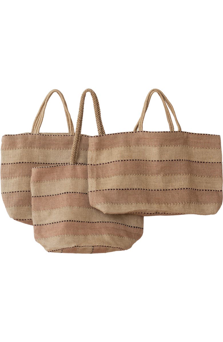 Will & Atlas Khari Market Shopper Jute Tote, Alternate, color, Spice