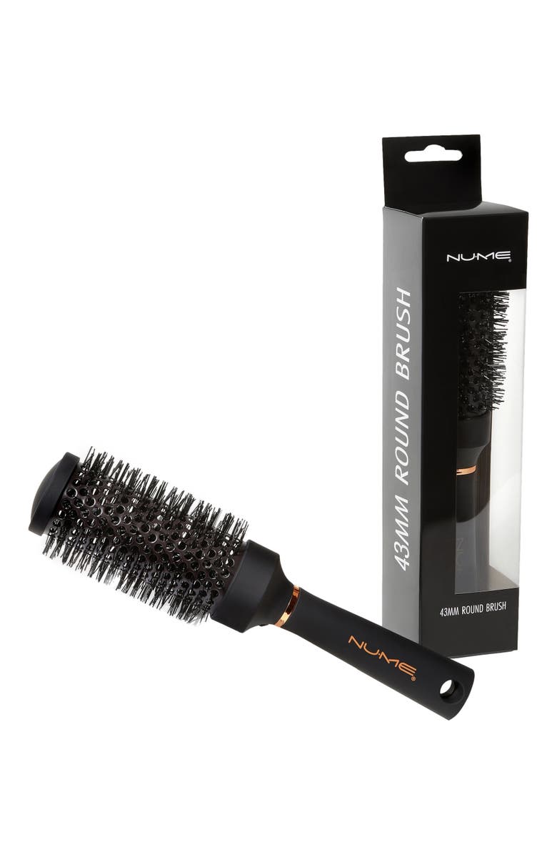 NUME Ionic Round Brush, Alternate, color, Black