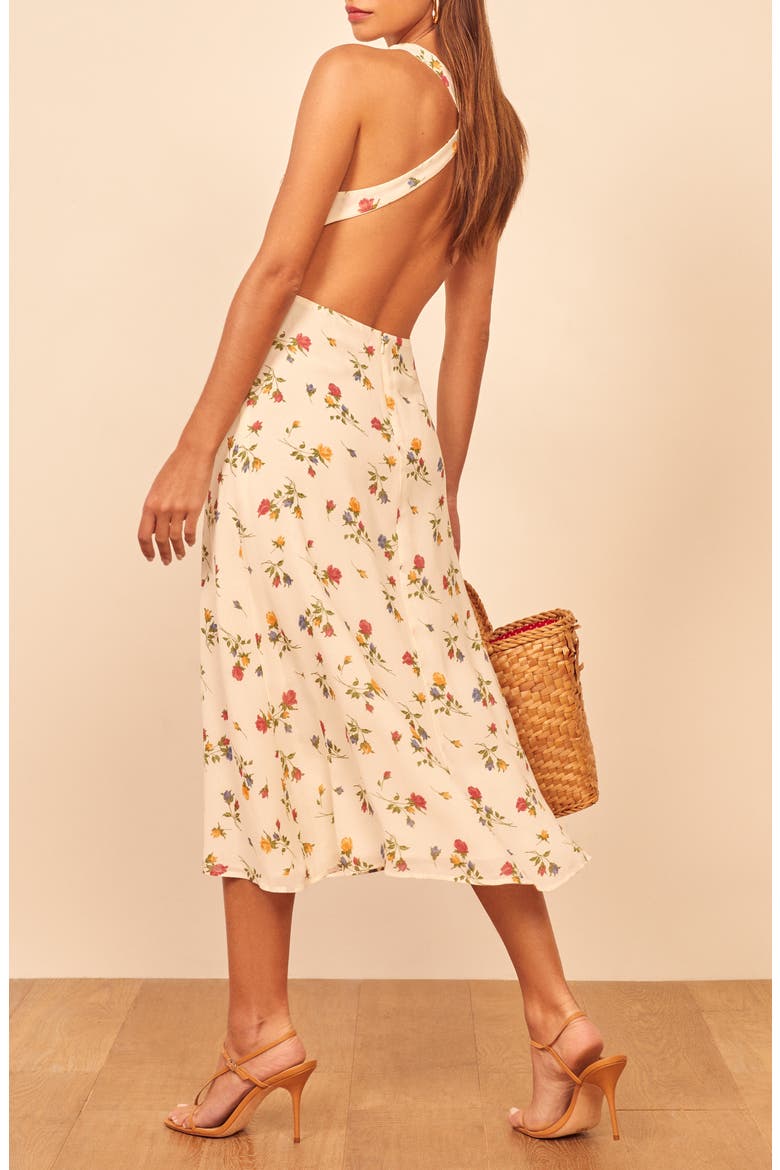 Harleen Floral Print Midi Dress, Alternate, color, NOEMI