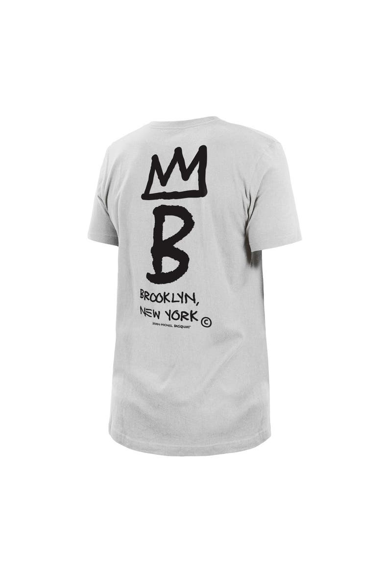 Men's New Era White Brooklyn Nets 2022/23 City Edition Big & Tall T-Shirt, Alternate, color, White