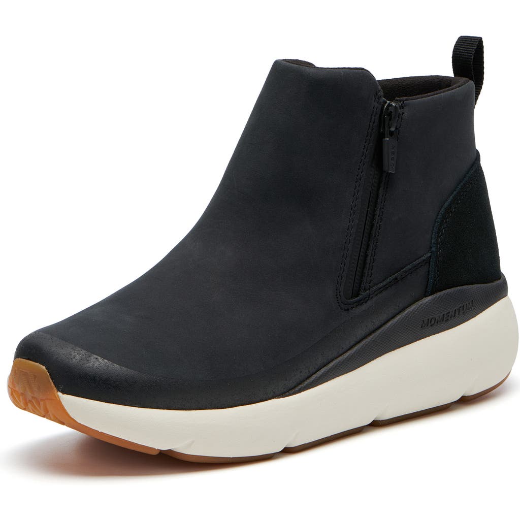 Abeo Mxv Shift Zip Bootie In Black Nubuck - Metatarsal