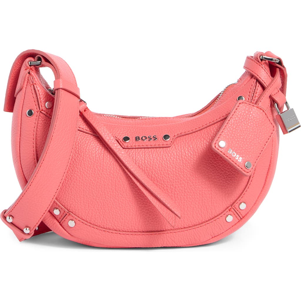 Hugo Boss Boss Ivy Small Hobo Bag In Pink