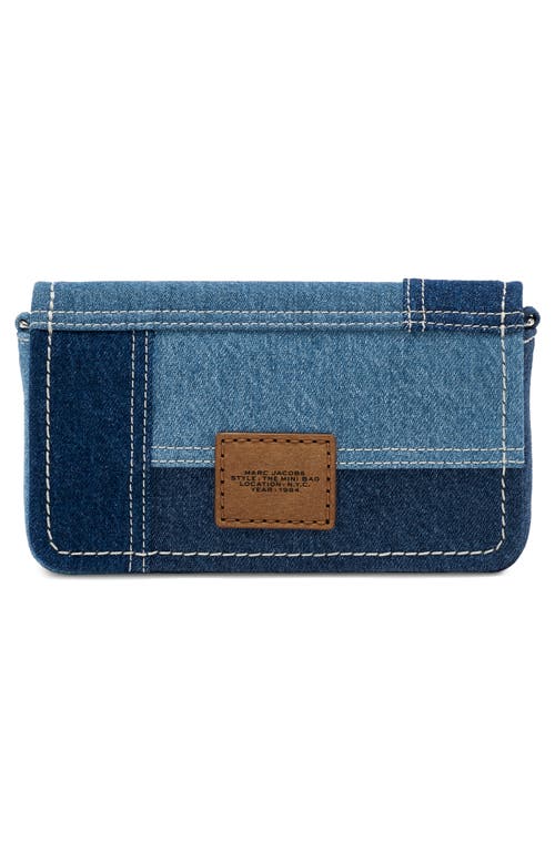 Marc Jacobs The Mini Leather Crossbody Bag In Blue