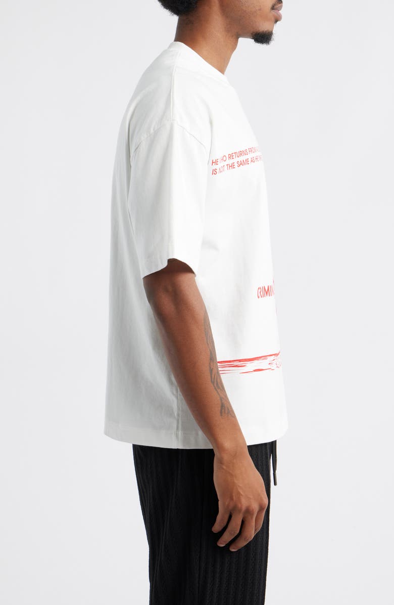 CRIMINAL DAMAGE Samurai Cotton Graphic T-Shirt, Alternate, color, Off White