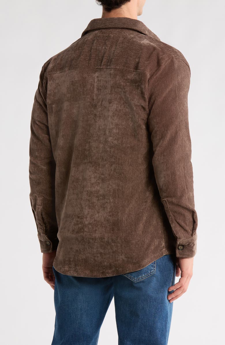 Vintage 1946 Chenille Shirt Jacket, Alternate, color, Taupe