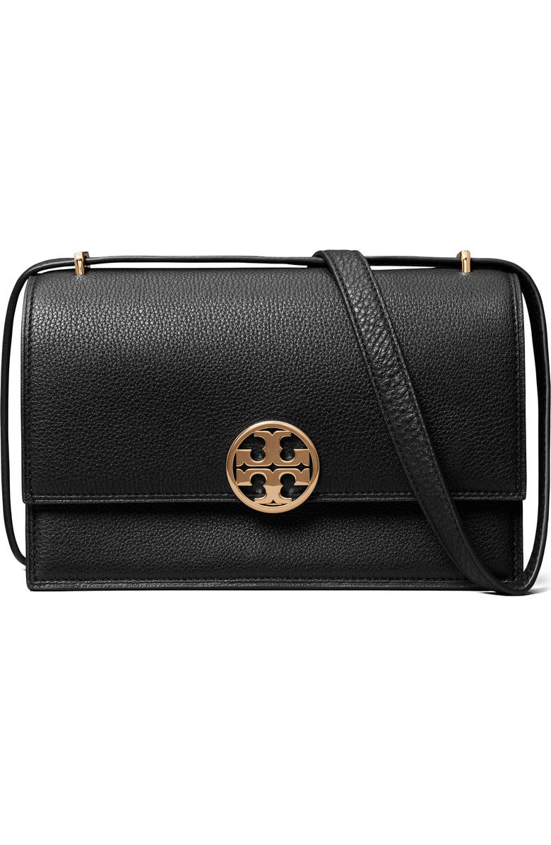 Tory Burch Miller Leather Convertible Shoulder Bag, Main, color,