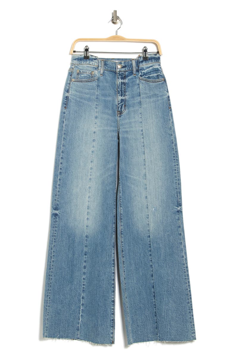 DAZE Rocky Tear Repair High Waist Wide Leg Jeans, Alternate, color, Dream On Vintage