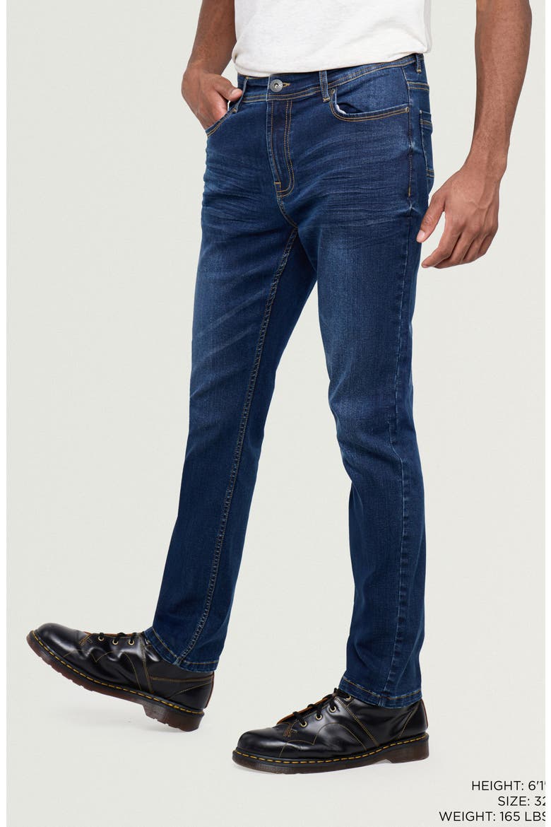 Cultura Stretch Jeans, Alternate, color, DARK BLUE
