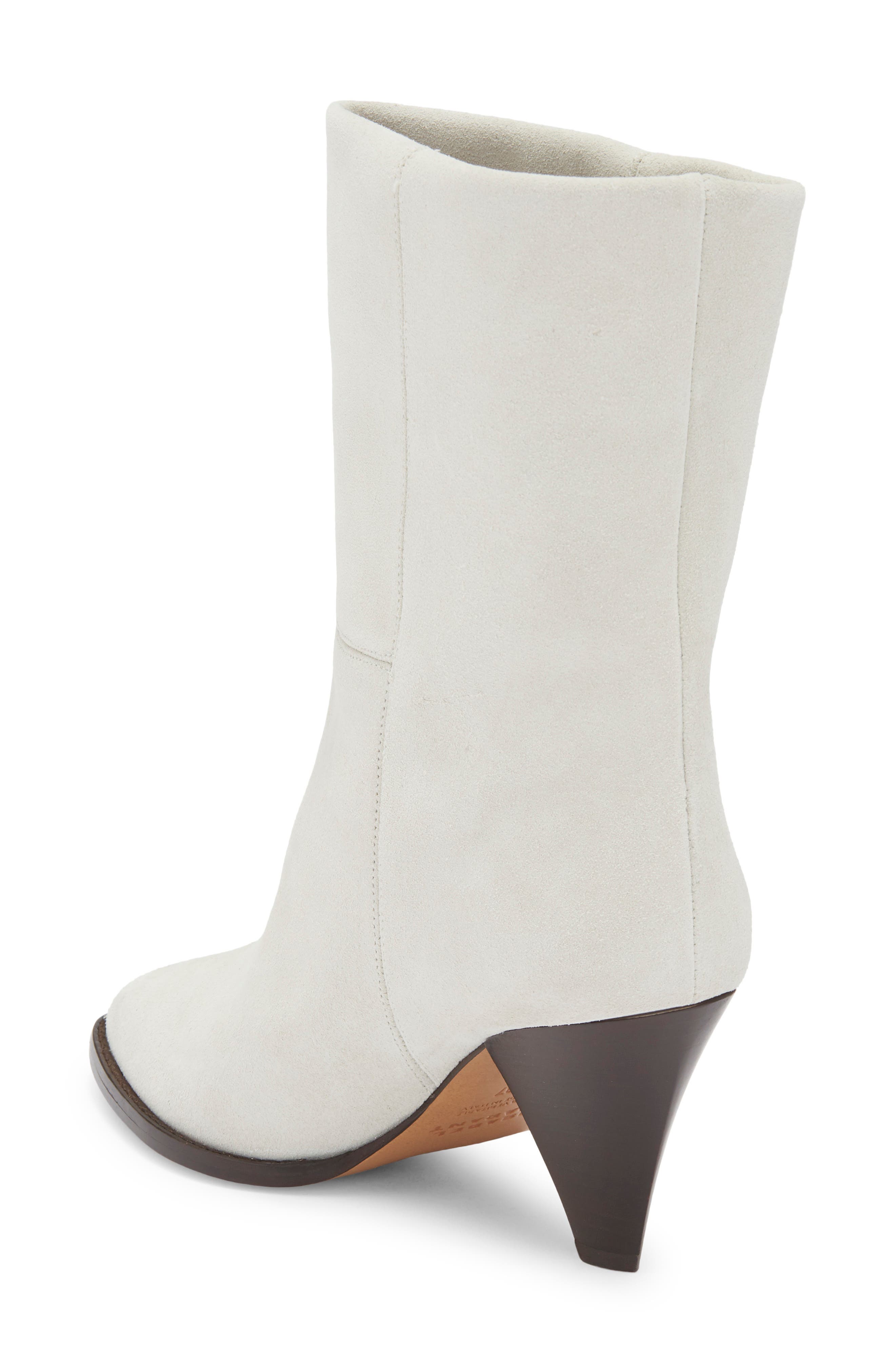 Isabel Marant Rouxa Bootie, Alternate, color, Chalk