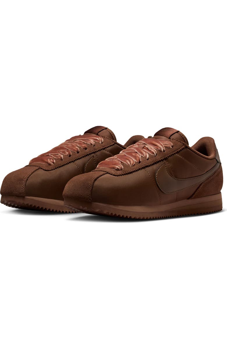 Nike Cortez Mixed Media Sneaker, Main, color, Fauna Brown/ Cacao Wow/ Brown