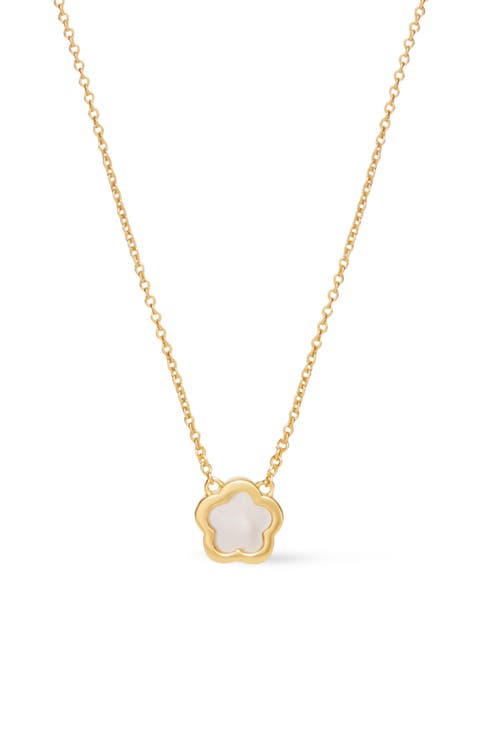 Mother of Pearl Inlay Flower Pendant - Saya