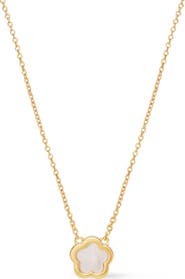 Ana Luisa Mother of Pearl Inlay Flower Pendant - Saya