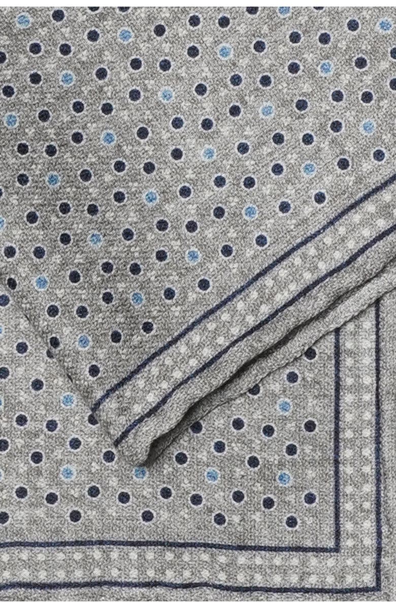 Jack Victor Dollard Reversible Silk Pocket Square, Alternate, color,