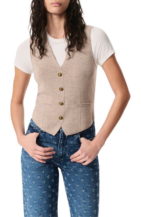 Ella Merino Wool Blend Sweater Vest