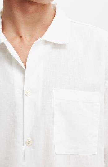 Men's Eli Linen Blend Short Sleeve Shirt