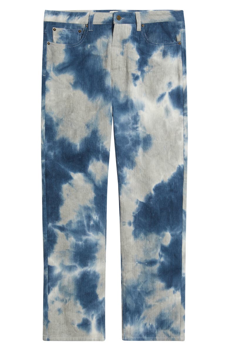 RIZORT Curtis Tie Dye Cotton Corduroy Pants, Alternate, color, Blue