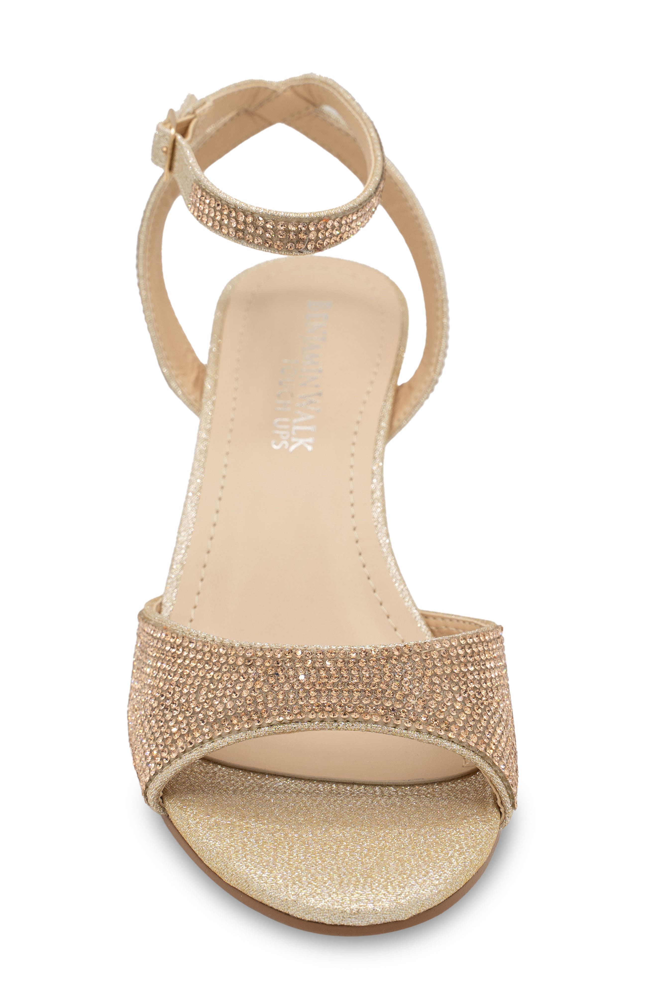Moxie Ankle Strap Wedge Sandal, Alternate, color, CHAMPAGNE