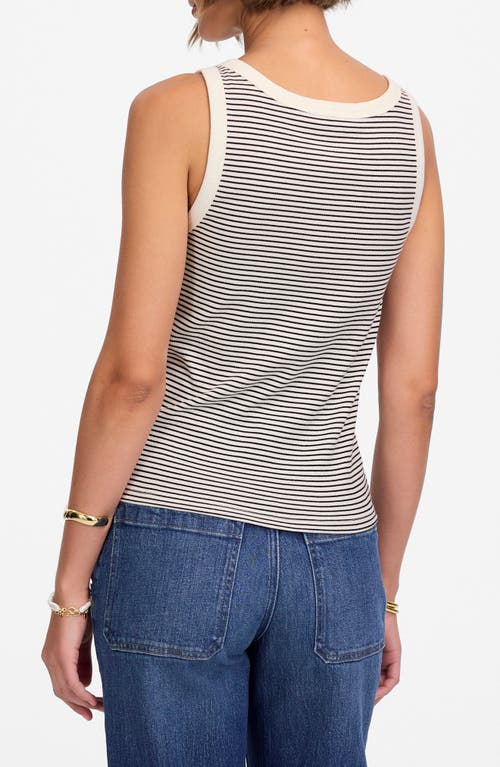 Madewell Essential High-neck Tank In Supima Rib Lighthouse In Lighthouse