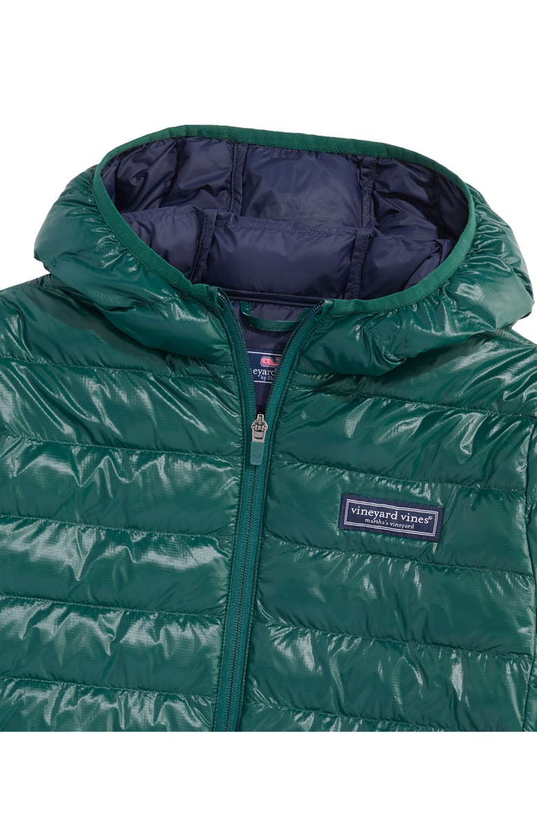 vineyard vines Kids' Packable Recycled Nylon Puffer Jacket, Alternate, color, 
