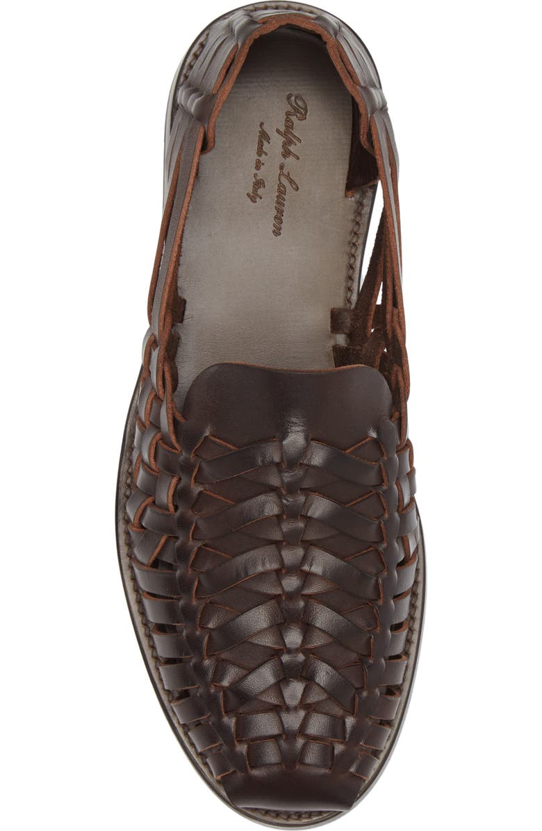 Ralph Lauren Purple Label Huarache Woven Slip-On, Alternate, color,