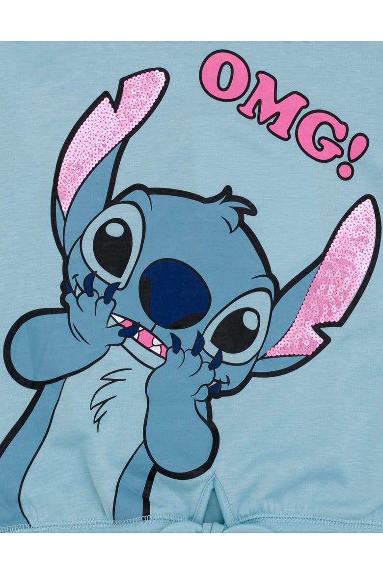 Lilo & Stitch Sequin 2-Piece Hoodie and Leggings Set, Alternate, color, Stitch Blue Navy