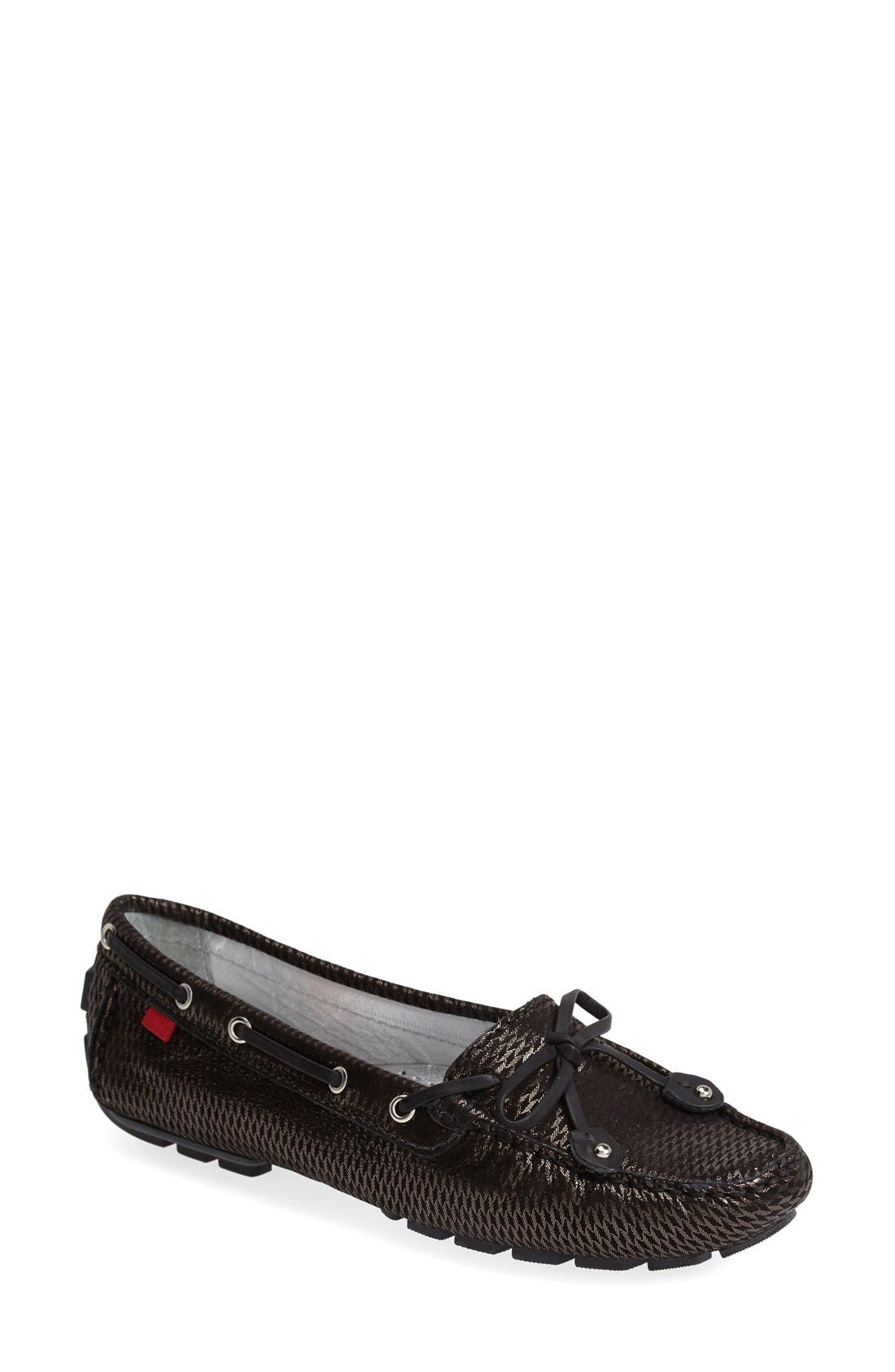 Marc Joseph 'Cypress Hill Zigzag' Loafer, Main, color, BLACK