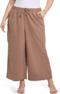 NYDJ Whitney Pull-On Crop Wide Leg Cargo Pants