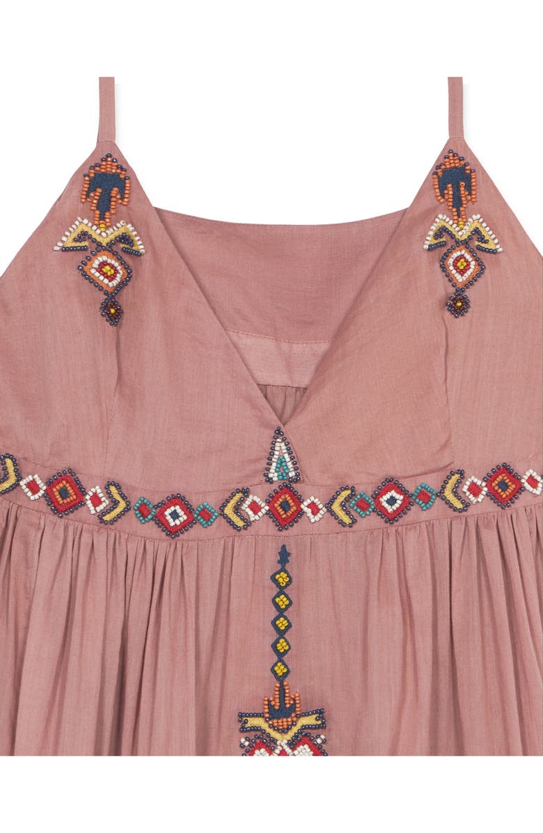 Fortela Amelie Navajo Crochet Dress, Alternate, color, Antique Pink