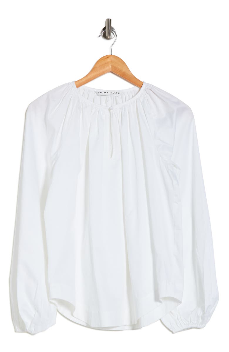 Trina Turk Adina Long Sleeve Top, Alternate, color, 