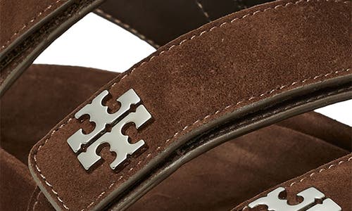 Tory Burch Kira Slingback Platform Sport Sandal In Brown