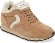 Voile Blanche Julia Genuine Shearling & Suede Sneaker