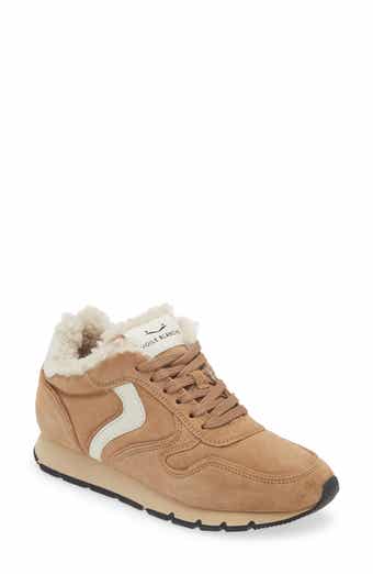 Julia Genuine Shearling & Suede Sneaker