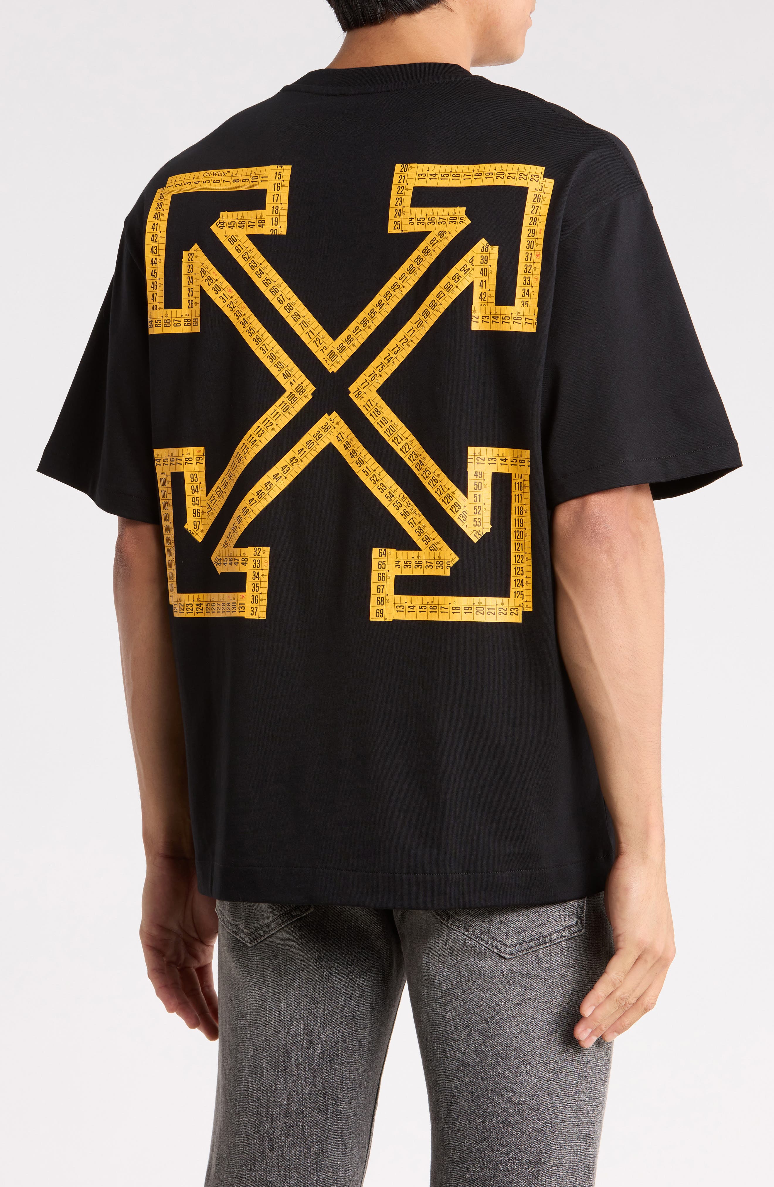 OFF WHITE Tape Arrow Graphic T-Shirt (Men) | Nordstromrack