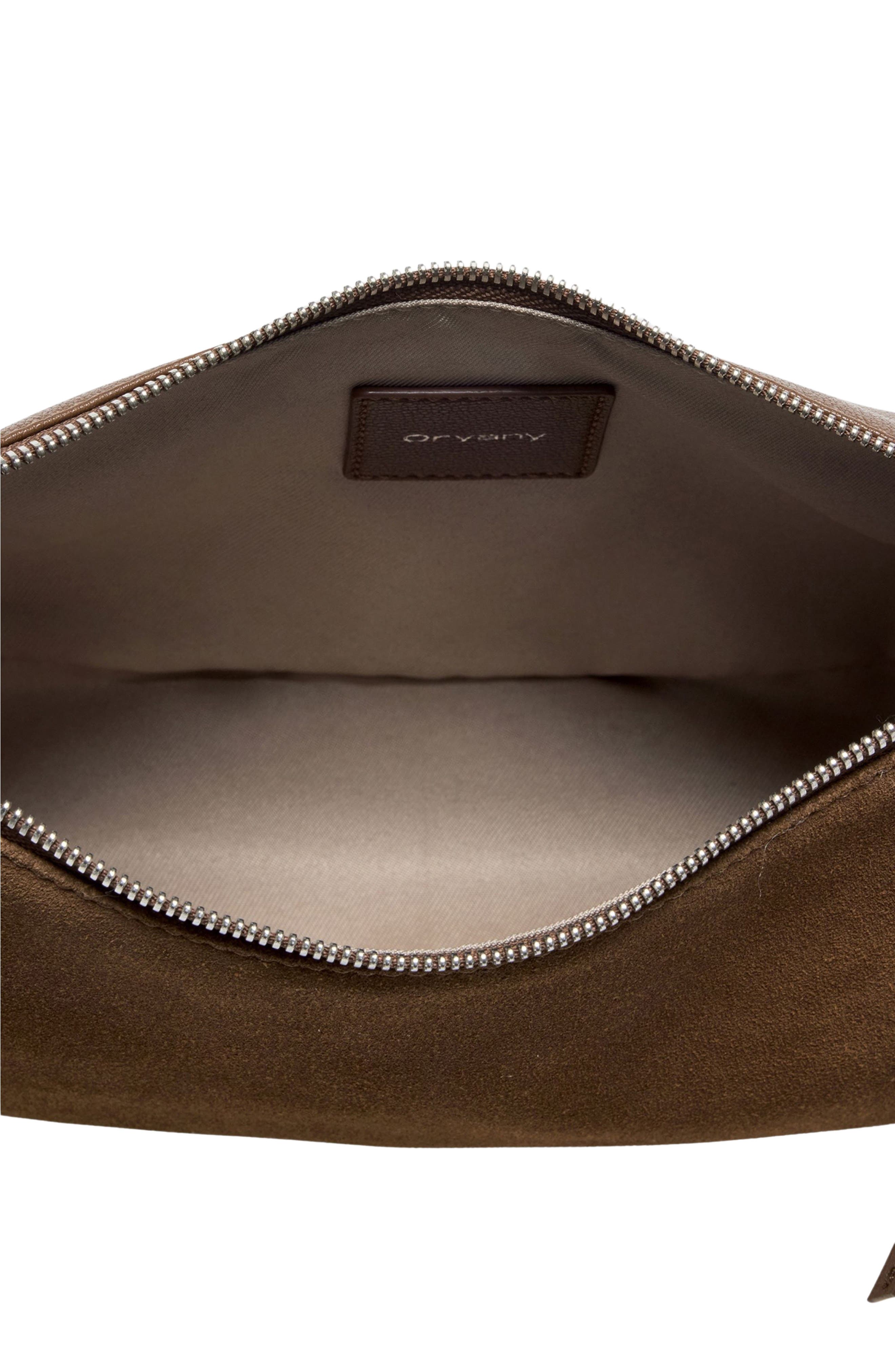 Oryany Small Lauren Leather Shoulder Bag, Alternate, color, Cappuccino