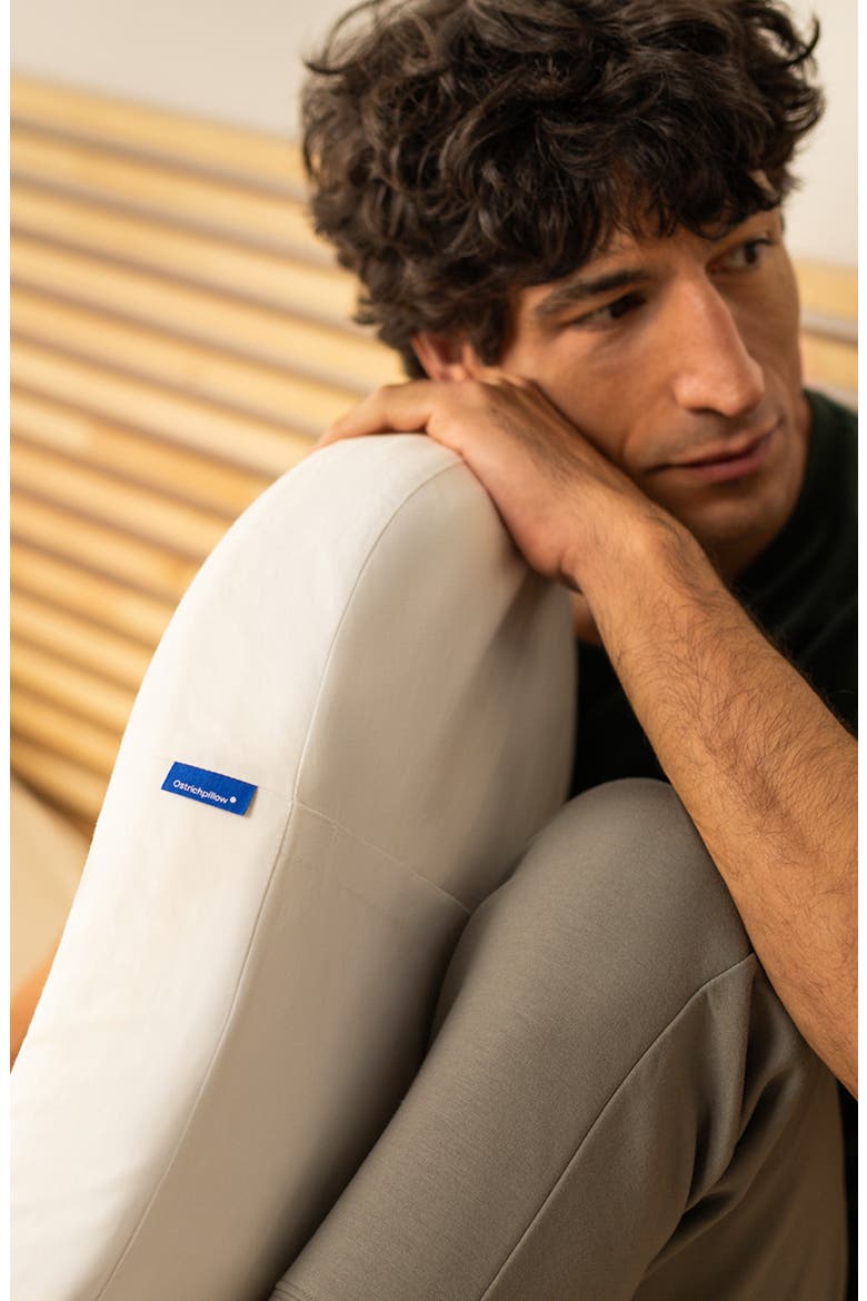 Memory Foam Bed Pillow, Alternate, color, WHITE